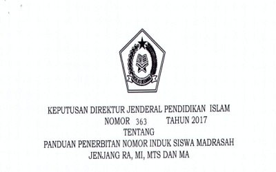 PETUNJUK TEKNIS PENERBITAN NISM JENJANG RA, MI, MTS, DAN MA